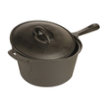 World Famous Cast Iron Camping Saucepa 1346